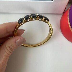 Kate Spade Gold and Black Stone Bracelet